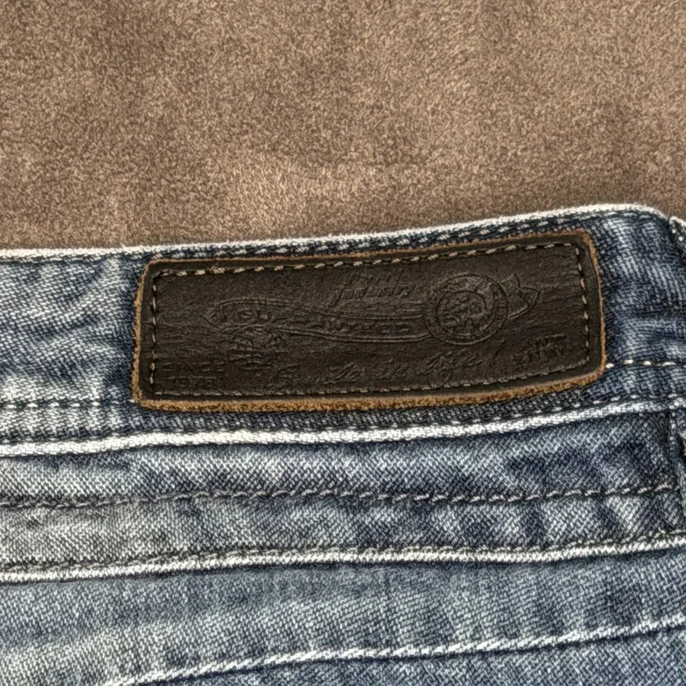 Diesel Belther Jeans Mens 32x32 Blue Regular Slim Tapered Distressed 0839K